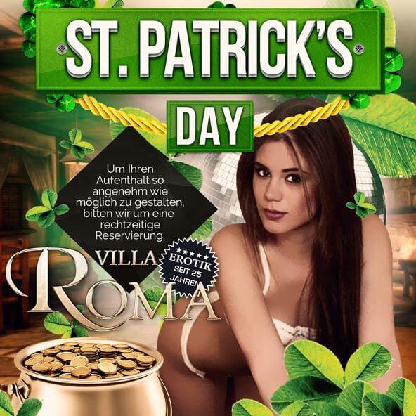 St. Patrick's Day mit Little Caprice in der Grafik